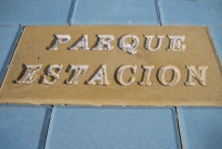 Grabado nombre parque.